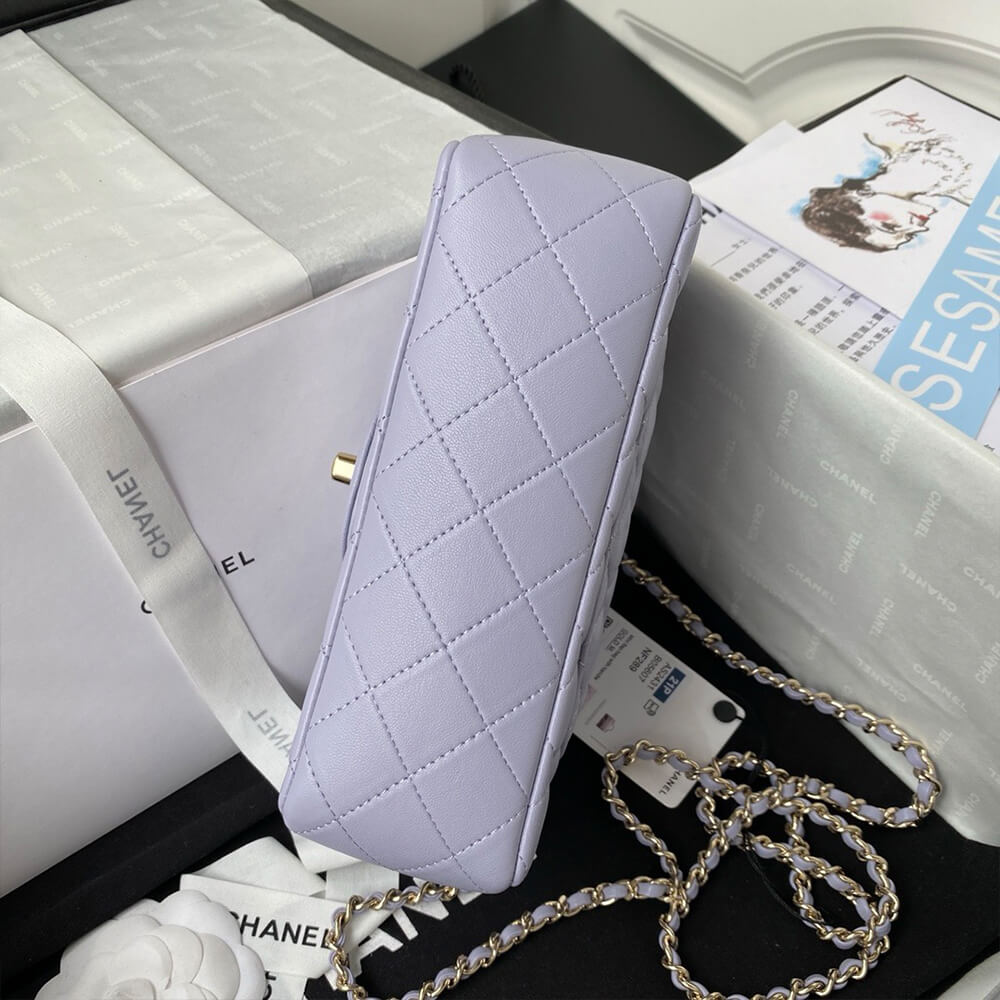 CHANEL Mini Classic Handbag With Top Handle