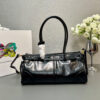 Prada Medium leather handbag(high-end grade)