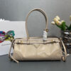 Prada Medium leather handbag(high-end grade)