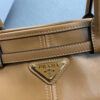 Prada Medium leather handbag(high-end grade)