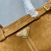 Prada Medium suede handbag(high-end grade)