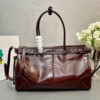 Prada Large leather handbag(high-end grade)
