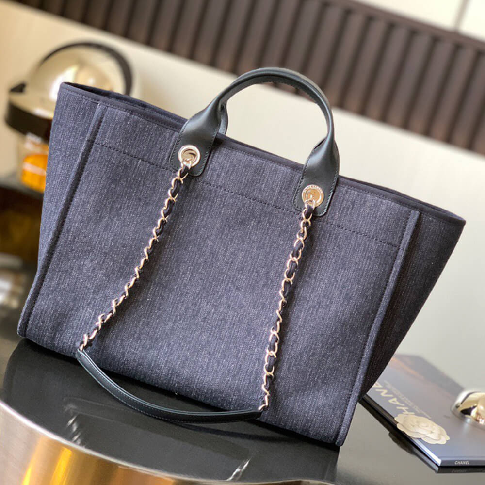 CHANEL LARGE DEAUVILLE TOTE(HIGH-END GRADE)