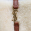 YSL LE 37 mini in shearling