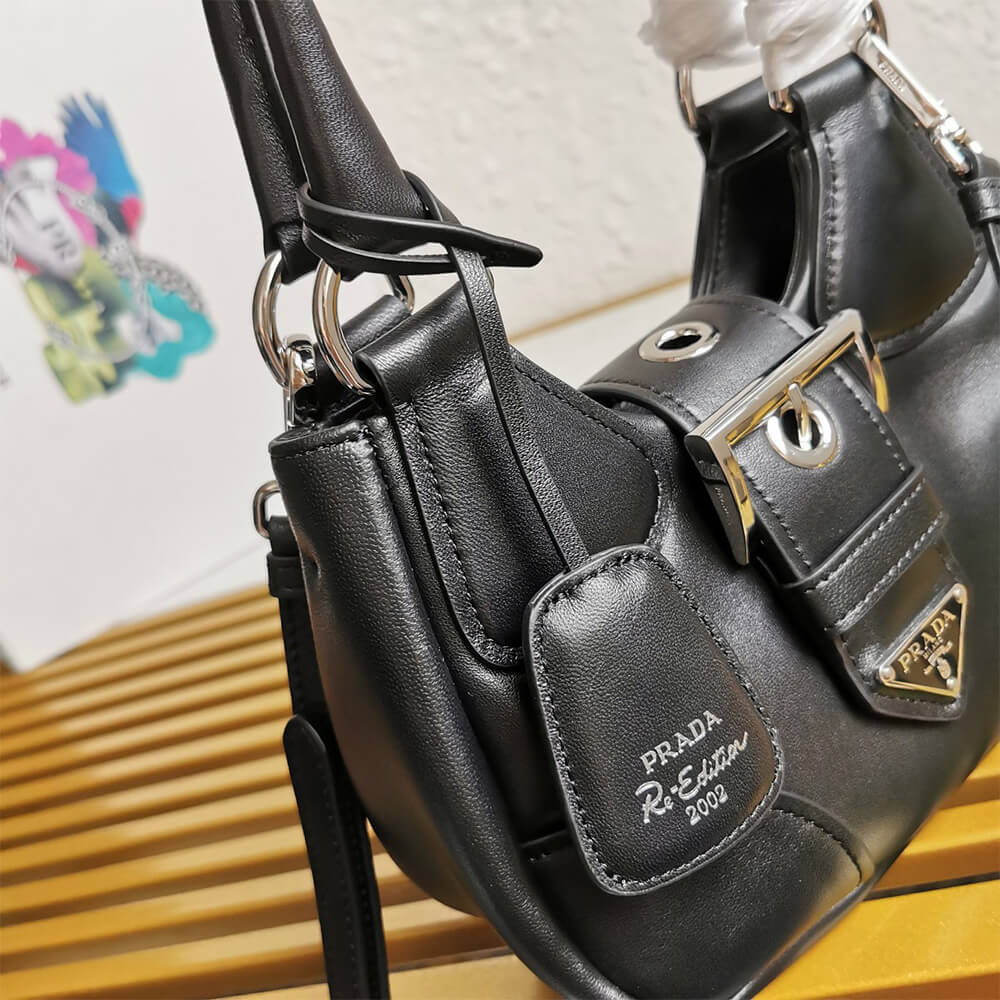17880-6 Prada Moon padded nappa-leather bag