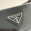 Small Prada Cleo brushed leather shoulder bag with flap