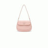 17888-1 Small Prada Cleo brushed leather shoulder bag with flap