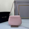 17888-3 Small Prada Cleo brushed leather shoulder bag with flap