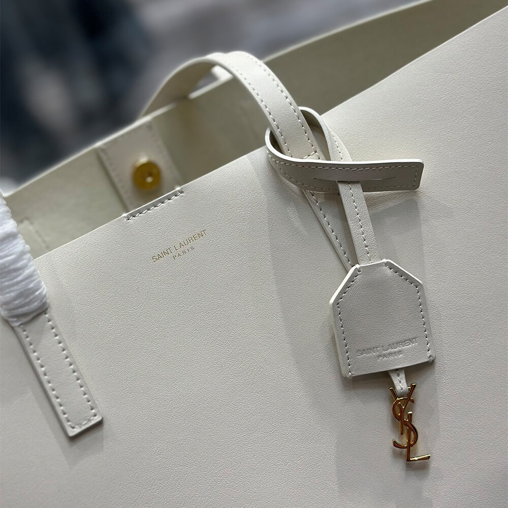 17958-6 YSL Shopping Saint Laurent leather