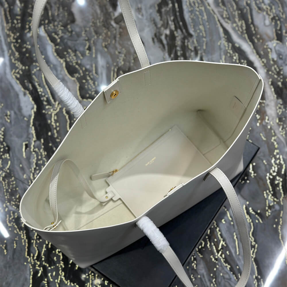 17958-8 YSL Shopping Saint Laurent leather