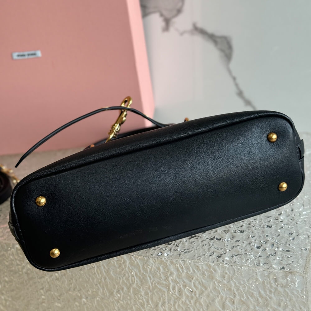 MIUMIU Aventure nappa leather top-handle bag(HIGH-END GRADE)