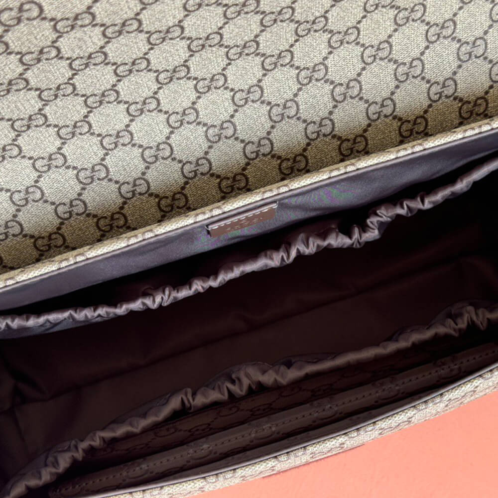 18060-8 GUCCI GG Supreme Diaper Bag(HIGH-END GRADE)