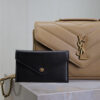 YSL LOULOU small in MATELASSE lambskin