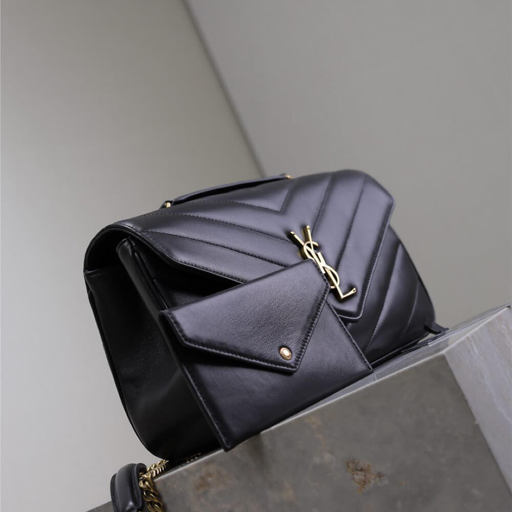 18078-3 YSL LOULOU medium in MATELASSE lambskin