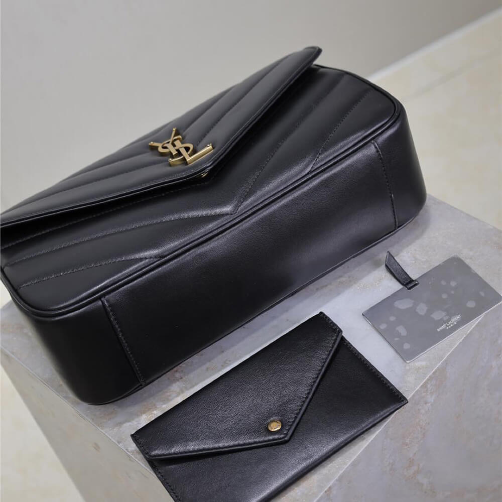 18078-5 YSL LOULOU medium in MATELASSE lambskin