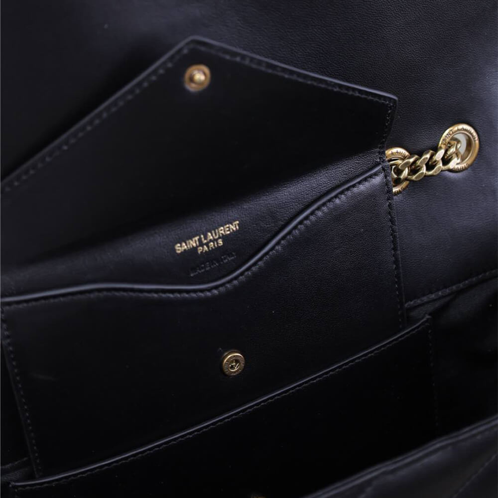 18078-8 YSL LOULOU medium in MATELASSE lambskin