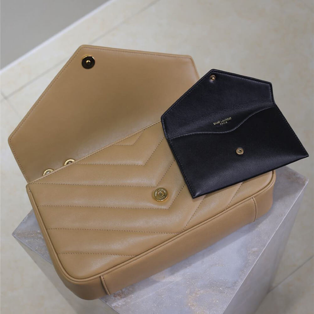 18079-6 YSL LOULOU medium in MATELASSE lambskin