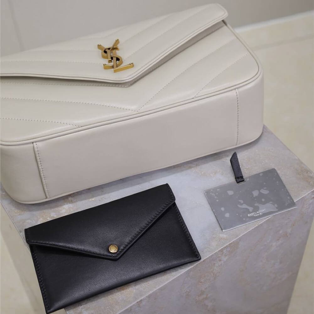 18081-5 YSL LOULOU medium in MATELASSE lambskin