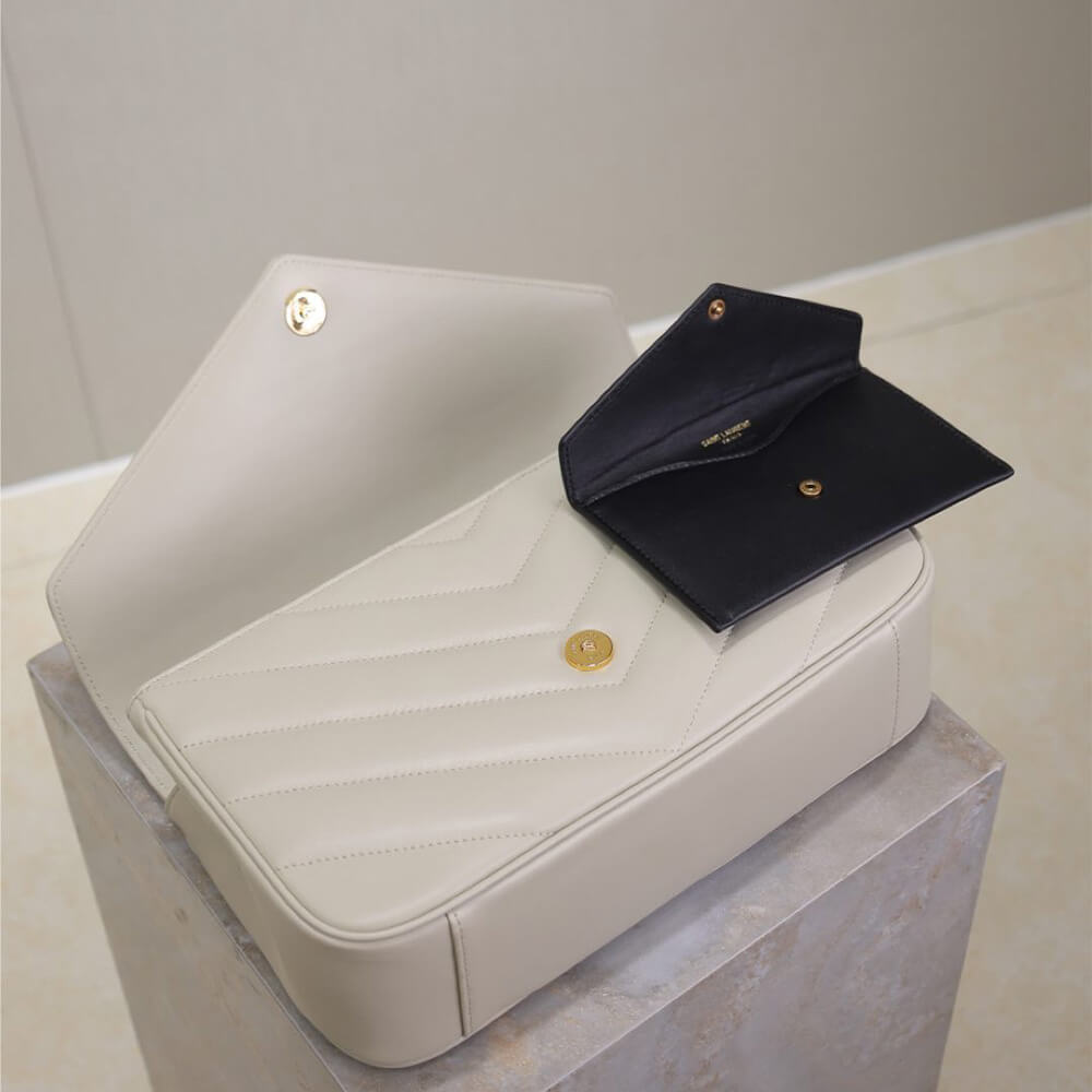 18081-7 YSL LOULOU medium in MATELASSE lambskin