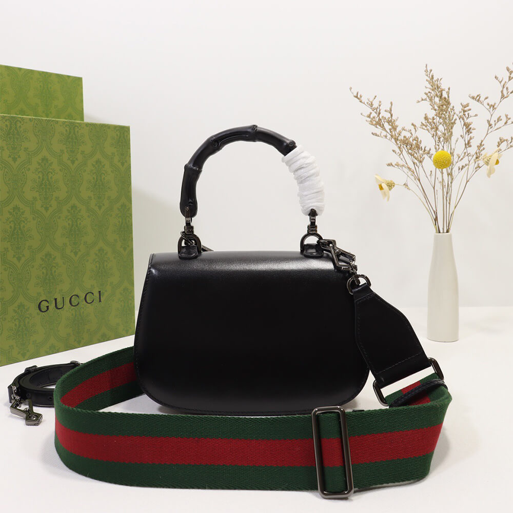 Gucci Bamboo 1947 medium top handle bag(TAX-FREE GRADE)