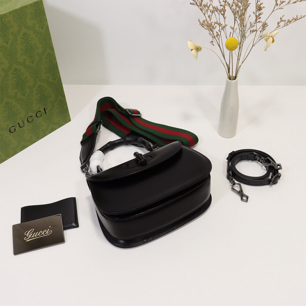 Gucci Bamboo 1947 medium top handle bag(TAX-FREE GRADE)