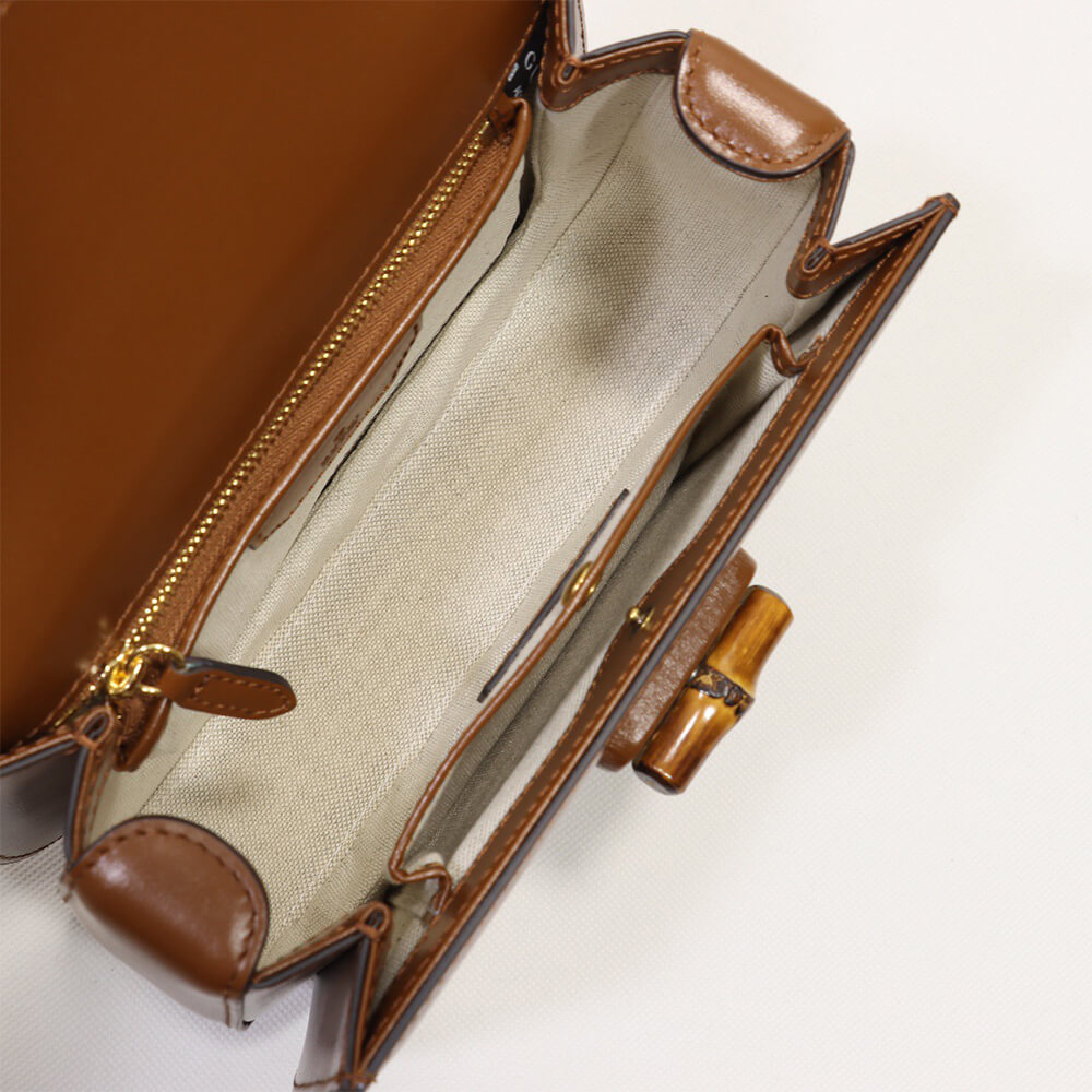 Gucci Bamboo 1947 medium top handle bag(TAX-FREE GRADE)