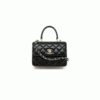 CHANEL Mini Flap Bag with Top Handle(HIGH-END GRADE)