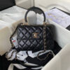 CHANEL Mini Flap Bag with Top Handle(HIGH-END GRADE)
