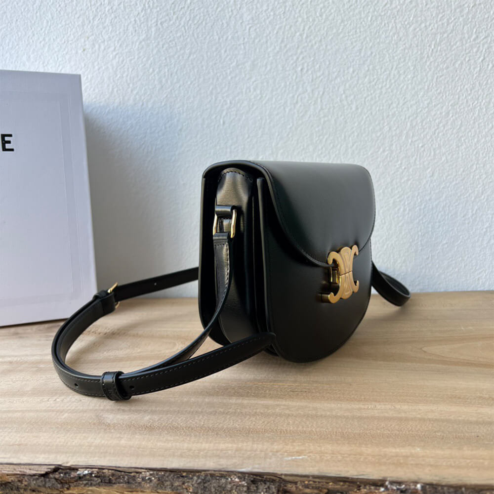 CELINE BESACE CLEA in shiny calfskin(HIGH-END GRADE)