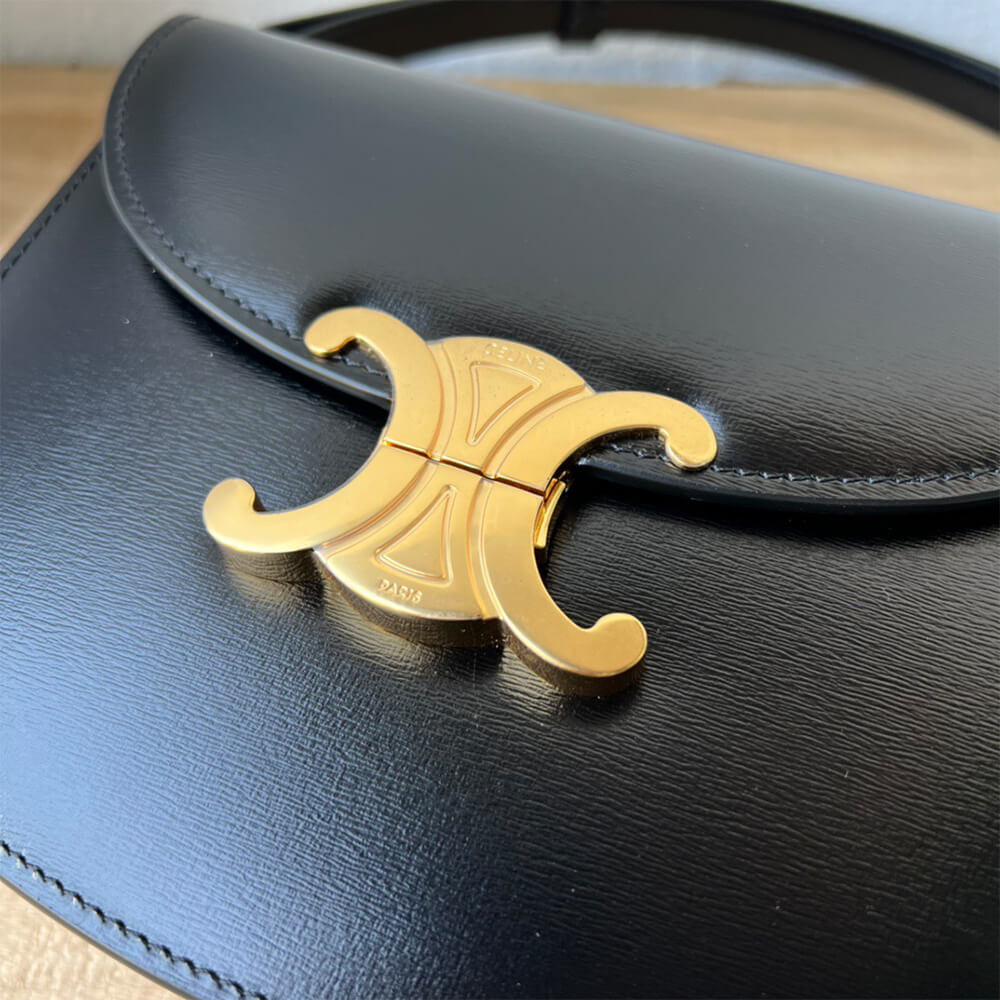 CELINE BESACE CLEA in shiny calfskin(HIGH-END GRADE)