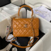 CHANEL Mini Flap Bag with Top Handle(HIGH-END GRADE)