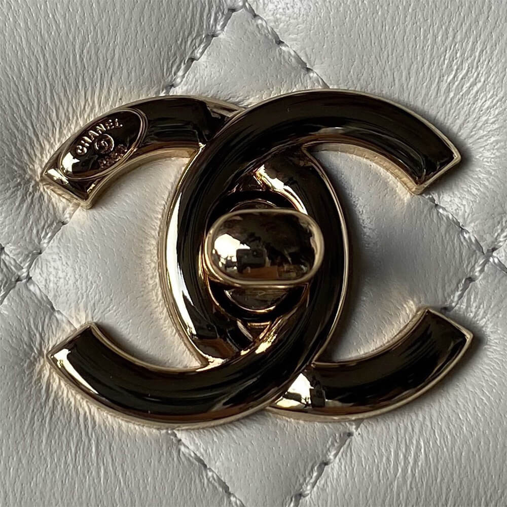 CHANEL Mini Flap Bag with Top Handle(HIGH-END GRADE)