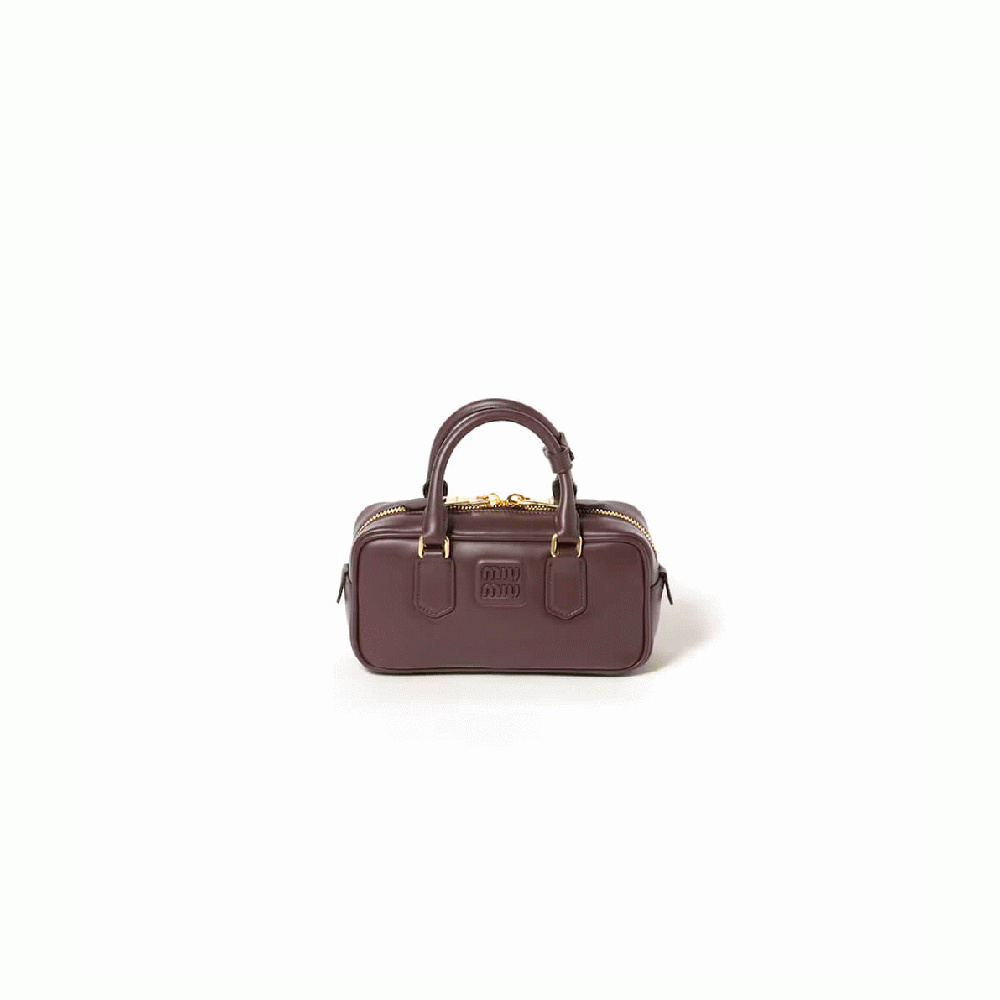 MIUMIU Large Arcadie Leather Bag(HIGH-END GRADE)