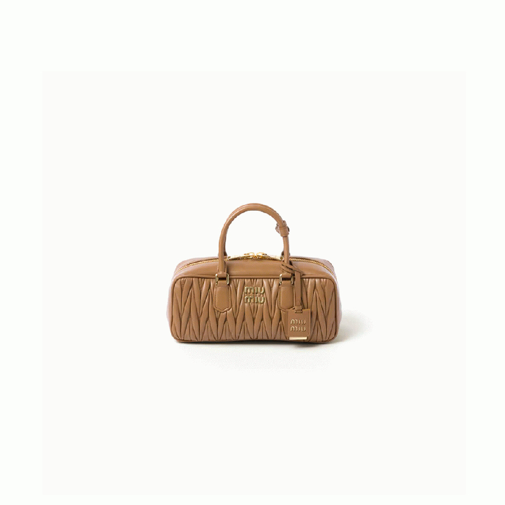 MIUMIU Large Arcadie matelasse nappa Bag(HIGH-END GRADE)