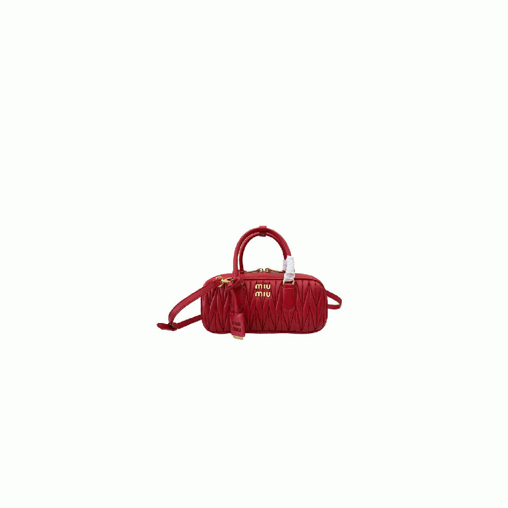 MIUMIU Large Arcadie matelasse nappa Bag(HIGH-END GRADE)