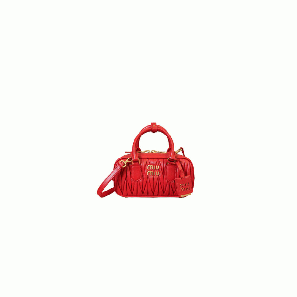 MIUMIU Medium Arcadie matelasse nappa Bag(HIGH-END GRADE)