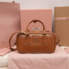 MIUMIU Medium Arcadie Leather Bag(HIGH-END GRADE)