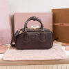 MIUMIU Medium Arcadie Leather Bag(HIGH-END GRADE)