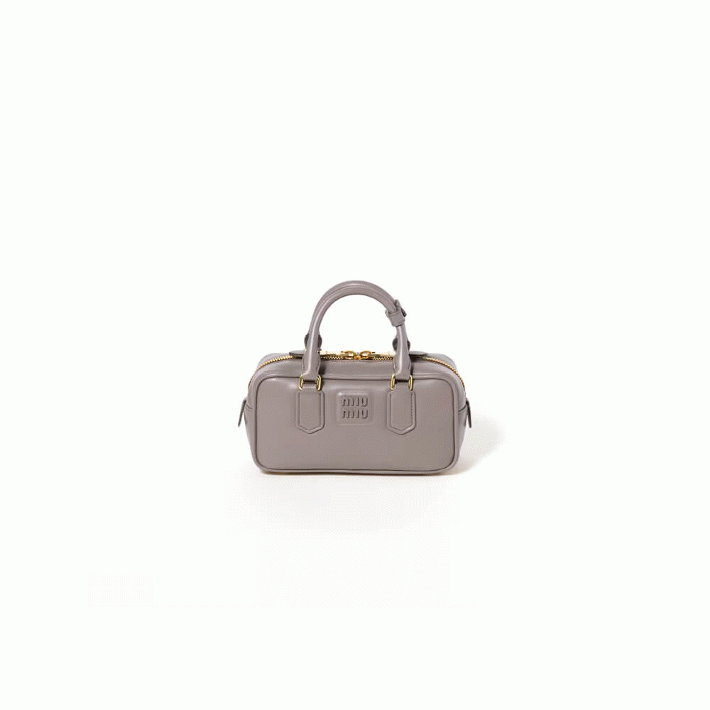MIUMIU Medium Arcadie Leather Bag(HIGH-END GRADE)