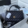 CHANEL Large Flap Bag With Top Handle(high-end grade)