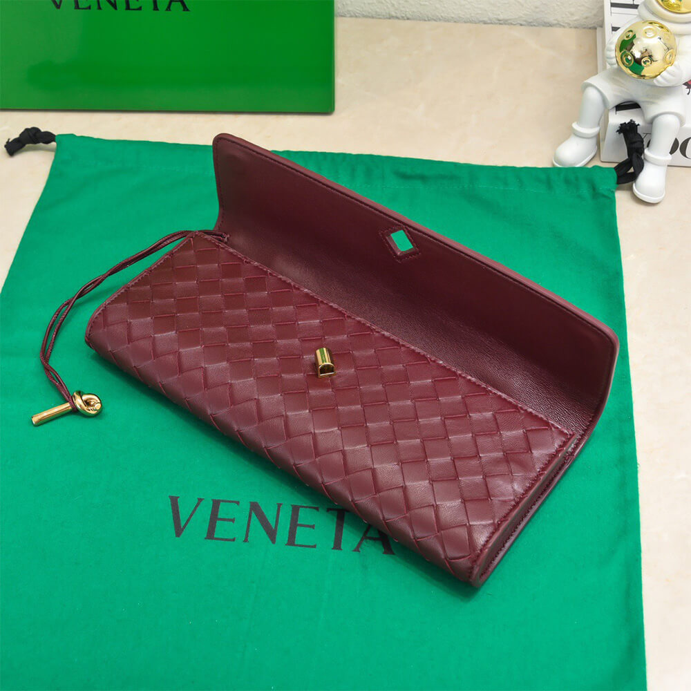 64535-6 Bottega Veneta Andiamo Clutch(HIGH-END GRADE)