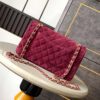 CHANEL Suede Classic Double Flap Handbag(HIGH-END GRADE)