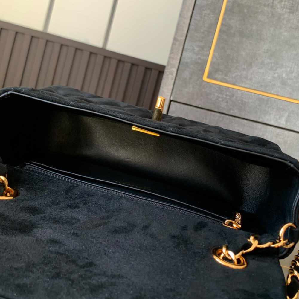 CHANEL SUEDE MINI FLAP BAG(HIGH-END GRADE)