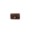 CHANEL SUEDE MINI FLAP BAG(HIGH-END GRADE)