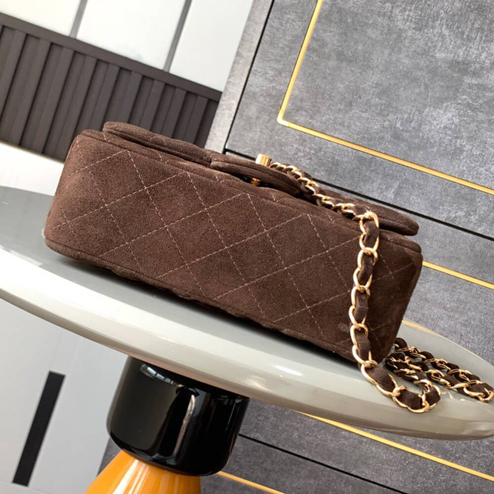 CHANEL SUEDE MINI FLAP BAG(HIGH-END GRADE)