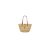 YSL Medium Panier Raffia Bag In Brown