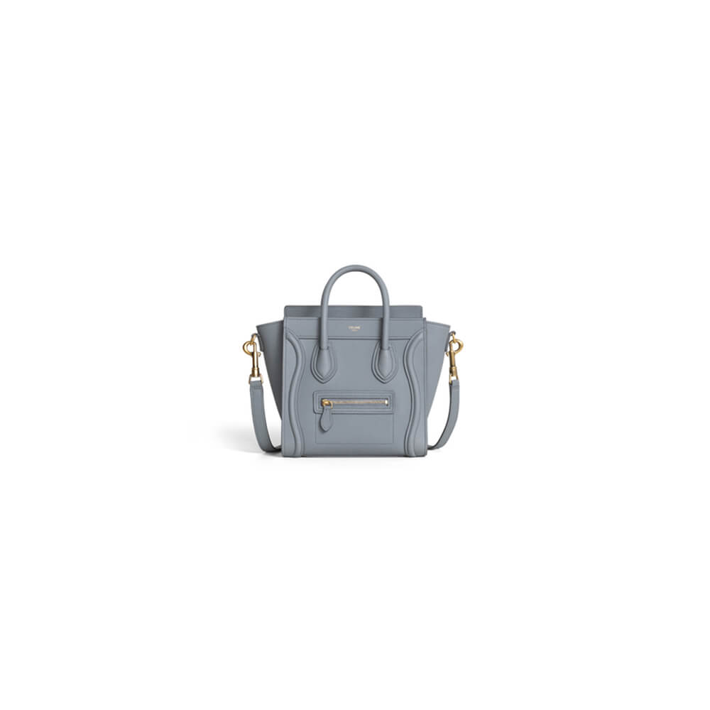 CELINE NANO LUGGAGE BAG IN CALFSKIN