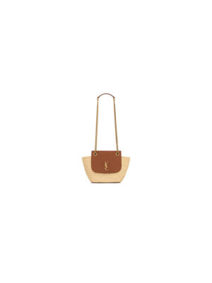 YSL mini Manon in raffia(HIGH-END GRADE)
