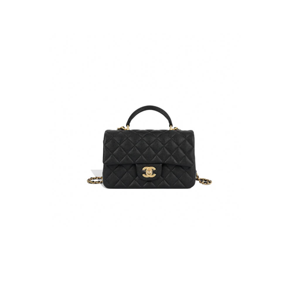 Chanel Mini Flap with Top Handle(HIGH-END GRADE)