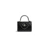 CHANEL FLAP BAG WITH TOP HANDLE